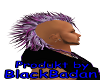 Purple Black White Hair