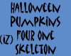 Pumpkins Four n Skeleton