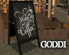 Cafe Chalk Sign -