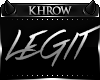 |K Legit Sign