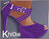 K vday purples heels