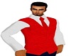 shirt with red vest