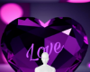 Purple love gem bg