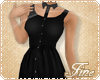 Ғ| Black Collar Dress