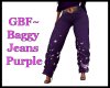 GBF~Baggy Jeans Purple