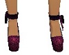 pink purple lace shoes
