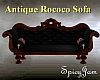 Antique Rococo Sofa Blk