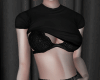 Black crop top