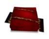Red/Gold Ottoman