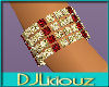 DJL-Bracelet GoldRuby R