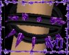 [MJ]PurpleSpikeArmband-L