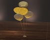 gold birthday balloons