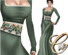 Medieval Gown Green