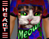 Kids Cute Cat MEOW Tee