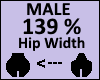 Hip Scaler 139% Male