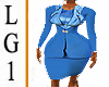 LG1 Blue dress BMXXL