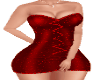 red dress with rhineston