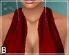 Red Cowl Dress