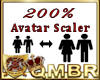 QMBR 200% Avatar Scaler