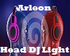 Purple Head DJ Light