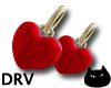0123 Heart Earrings DRV