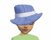 Lite Blue Gangster Hat