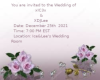 IC3 & Lee Wedding Invite
