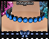 [C] PVC Necklace Blue