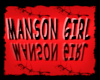 MANSON GIRL STICKER