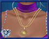 SH Toga Necklace Pur/Gold