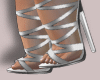 E* Silver Fashion Heels