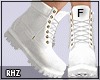 !R Boots White F