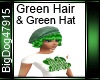 [BD] GreenHair&Hat