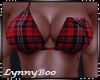 *Gina Red Plaid Top
