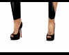 Black red heels juwel
