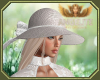 [ang]Floral Hat Creme