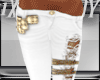 Sexy White/Gold Jeans
