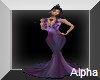 AO~Purple Floral gown