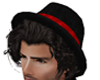 hat + hair black