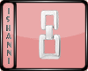 [I] Silver SQ Earrings
