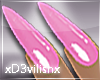 ✘Stileto Pink Nails