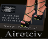 [AIR]Blk/Gld CrissCross