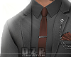 Full Grey Suit. Tie