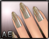 [AE] Gilded Pearl Nails