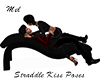 Straddle Kisses Poses