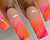 Orange Infusion Nails