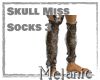 Skull Miss Socks 3