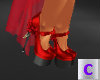 Red Frilly Heels