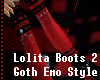 First Lolita Red Boots 2