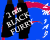 ~AJ~ Black Furry Bootsz